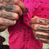 ESSENTIAL FANDANGO INFINITY SKULL BUTTON UP