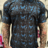 ESSENTIAL FEAR NOTHING GIBRALTAR SEA BUTTON UP