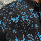 ESSENTIAL FEAR NOTHING GIBRALTAR SEA BUTTON UP