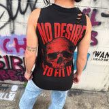 FIT IN ROAD RASH BLACK TANK TOP