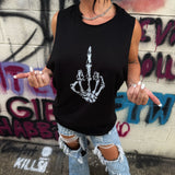 MIDDLE FINGER - ROAD RASH TANK TOP