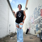 MIDDLE FINGER - ROAD RASH TANK TOP