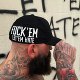 LET EM HATE FLEXFIT COTTON SIDE STYLE HAT