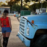 RELENTLESS CROP TANK TOP*ORANGE*