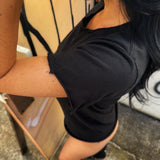 ROAD RASH RAW EDGE BLACK TEE