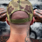 LET 'EM HATE FOAM CURVED BILL SAND CAMO HAT