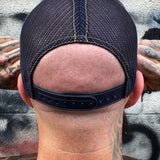 RETRO EAGLE DENIM CURVED BILL HAT