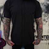 ONYX BLACK SNAP BUTTON UP