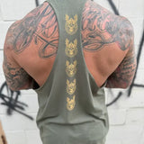 HIGH FUCKING STANDARDS STRINGER TANK TOP*MILITARY GREEN*