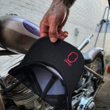 FAFO RED CURVED BILL BLACK HAT
