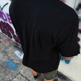 ROAD RASH RAW EDGE BLACK TEE