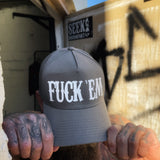 FUCK 'EM RETRO GREY HAT