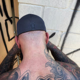 WORK HARDER GREY FLEXFIT HAT