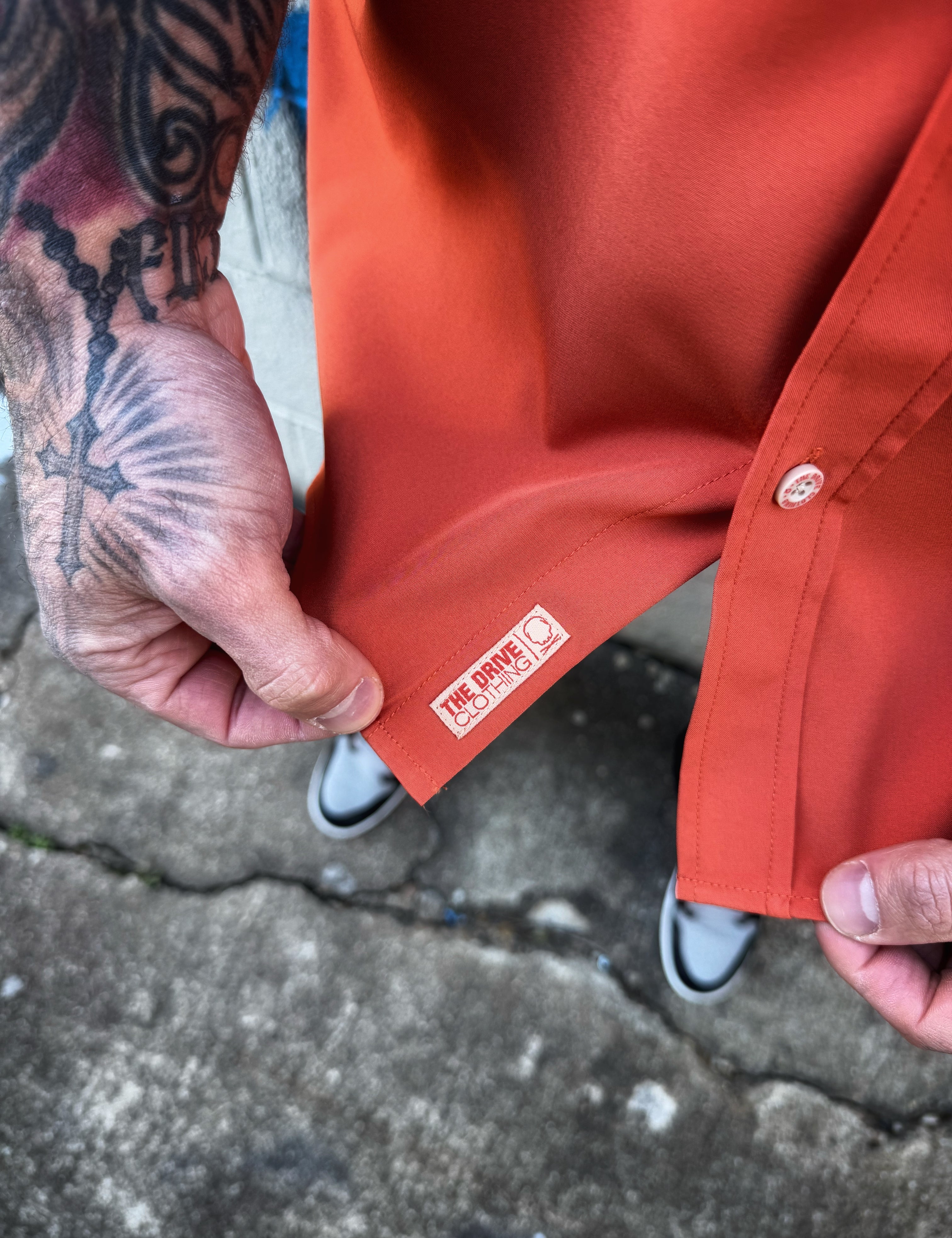 #TDC - A62 - NO ONE - WIDE NECK CROP - SMALL - The Drive Clothing