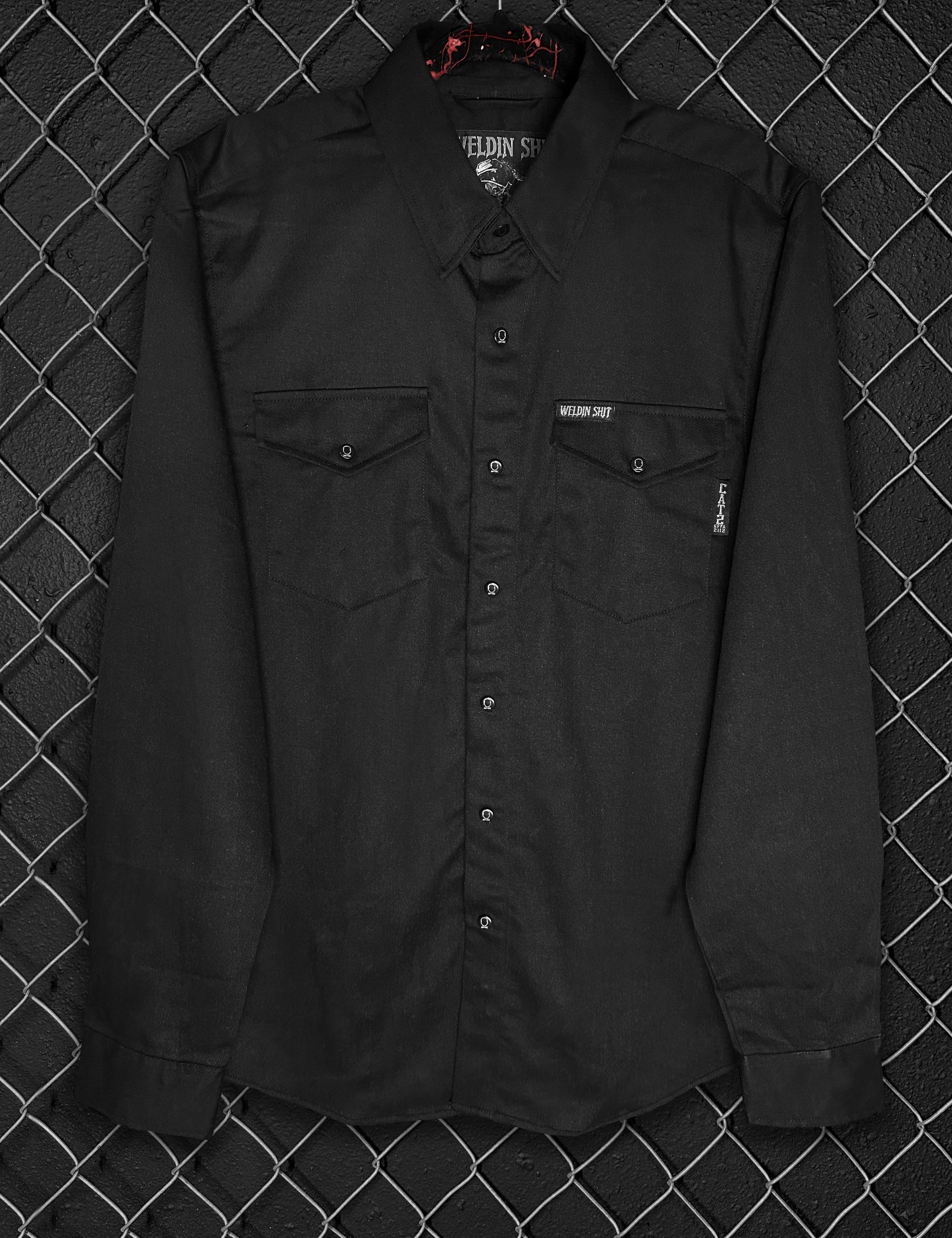 TDC WELDIN SHIT BLACK FR FLANNEL - The Drive Clothing