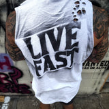 PUNK LIVE FAST TANK TOP