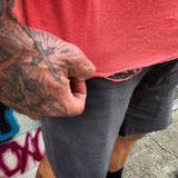 ROAD RASH RAW EDGE VINTAGE SALMON TEE