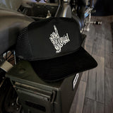 LOYAL CURVED BILL BLACK HAT - The Drive Clothing