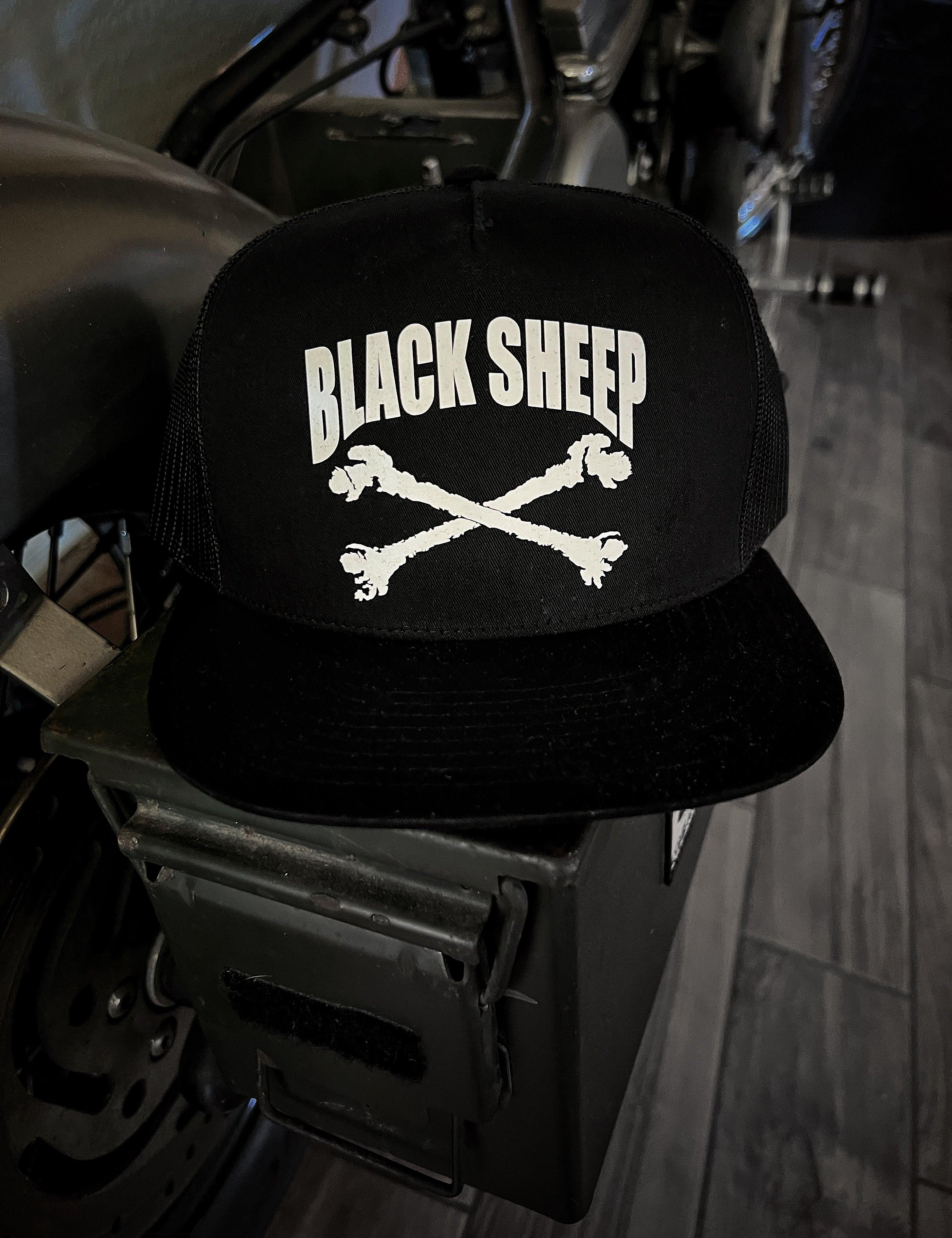 BLACKSHEEP CURVED BILL BLACK HAT - The Drive Clothing