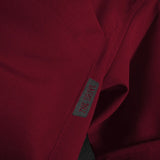 ESSENTIAL CRIMSON RED BUTTON UP