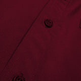 ESSENTIAL CRIMSON RED BUTTON UP