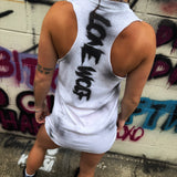 PUNK LONE WOLF SKULL WHITE STRINGER