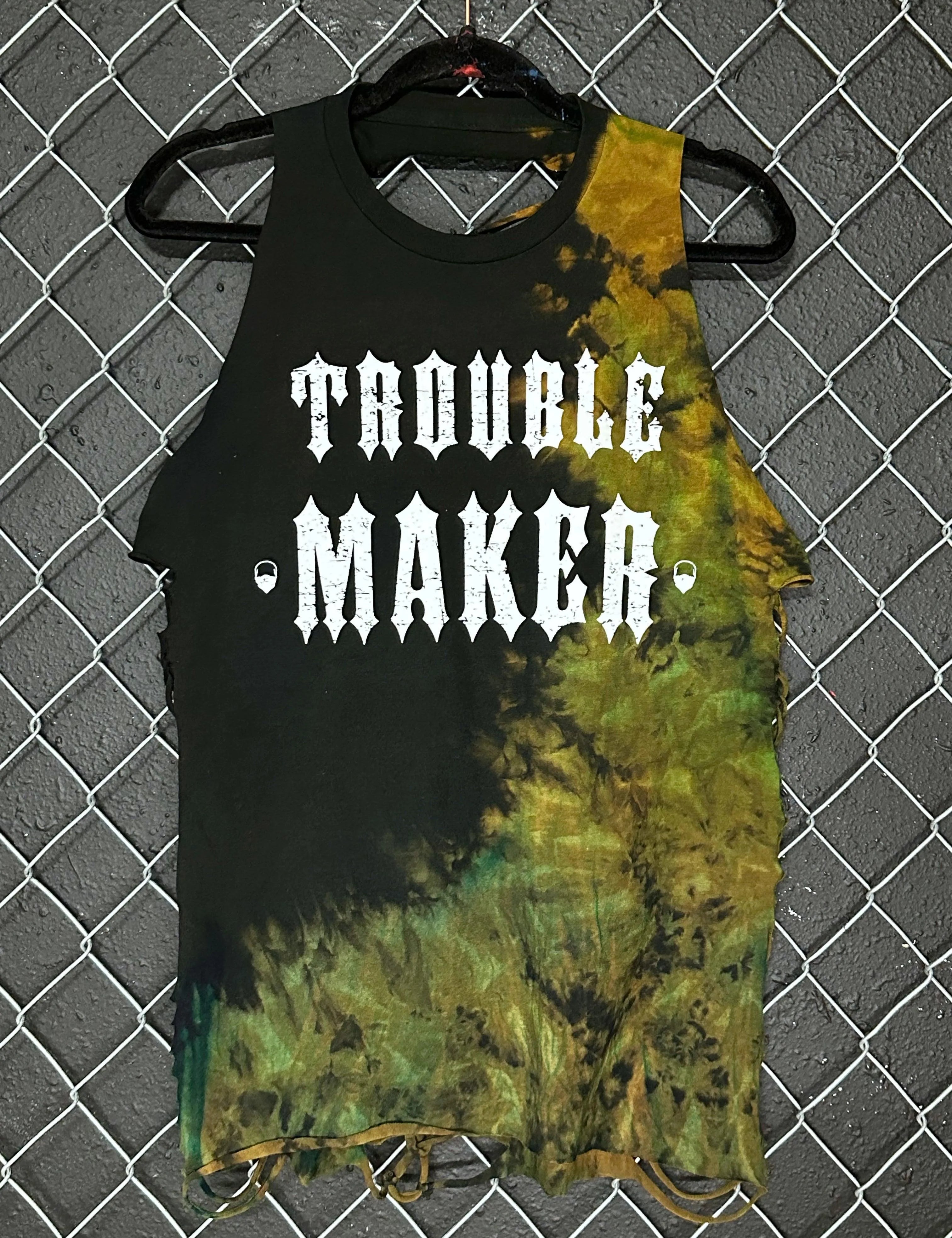 #TDC - A09 - TROUBLE MAKER - TANK TOP - SMALL - The Drive Clothing