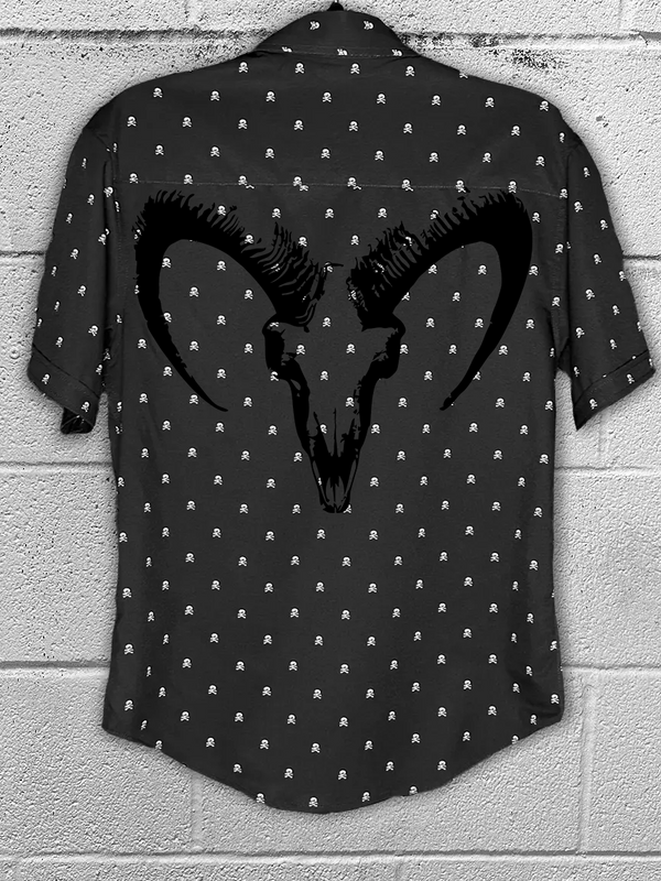 GOAT INFINITY SKULL BUTTON UP