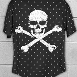 JOLLY ROGER INFINITY SKULL BUTTON UP