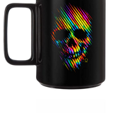 JAGGED COLOR SKULL COFFEE MUG