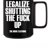 LEGALIZE BLACK COFFEE MUG