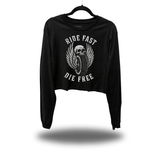 RIDE FAST CROP LONG SLEEVE TEE