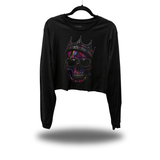 CHROMATIC KING SKULL CROP LONG SLEEVE TEE
