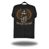 LIVE TO RIDE BLACK CLASSIC TEE