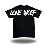 LONE WOLF BLACK OVERSIZED BILLBOARD TEE