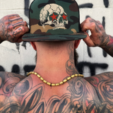 STAR SKULL GREEN CAMO HAT