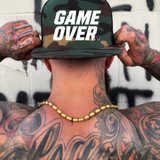 GAME OVER GREEN CAMO HAT