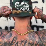 MAKE SUFFER GREEN CAMO HAT