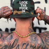 LOCK IN GREEN CAMO HAT