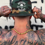 WEEKEND WARRIORS GREEN CAMO HAT
