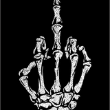 MIDDLE FINGER DECAL