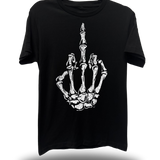 MIDDLE FINGER - BLACK CLASSIC TEE