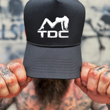 TDC MOTORS CURVED BILL BLACK HAT