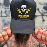 CHARGE CURVED BILL BLACK HAT