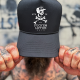LET THEM CURVED BILL BLACK HAT