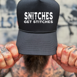 SNITCHES CURVED BILL BLACK HAT