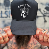 CROWNED CHAOS CURVED BILL BLACK HAT