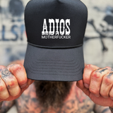 ADIOS CURVED BILL BLACK HAT