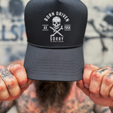 BORN DRIVEN CURVED BILL BLACK HAT