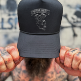 MOTOR HEAD CURVED BILL BLACK HAT